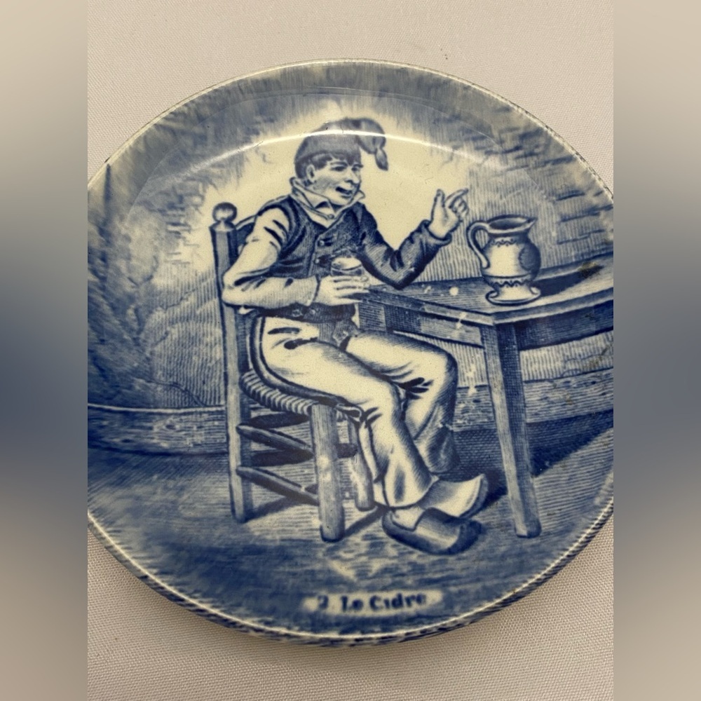 Delft Blue Le Cidre Made for Royal Sphinx by Boch For Delft 4.5” Vintage EUC - Picture 2 of 4